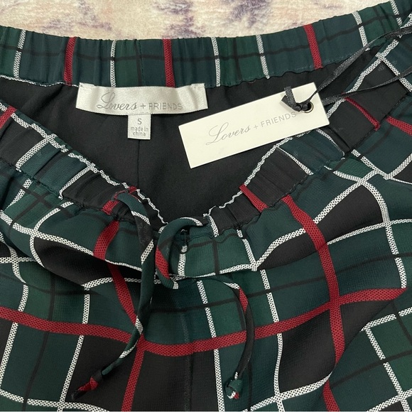 Revolve Lover + Friends Young Romance Tartan Plaid Shorts Size Small - Picture 4 of 8